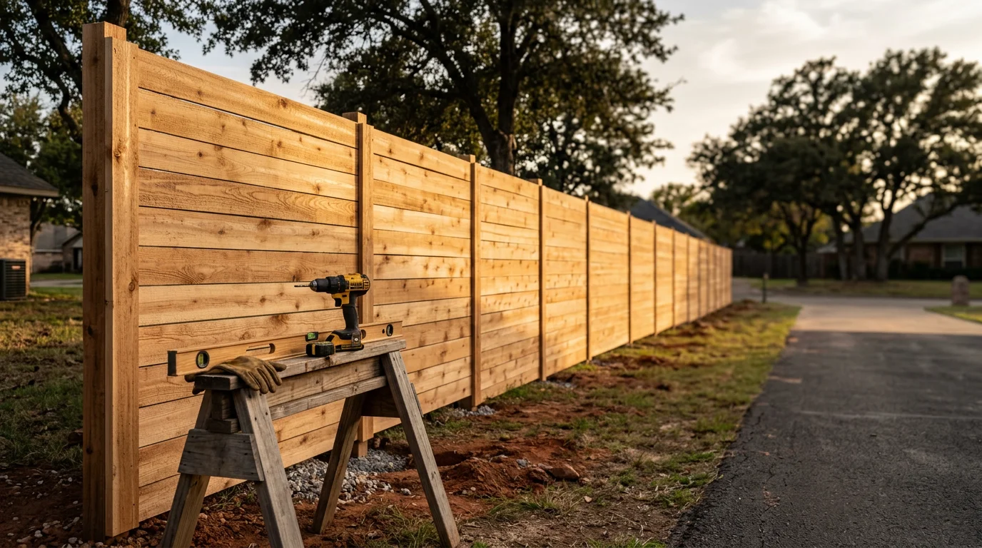 Professional fence installation in Midlothian Texas